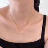 Double-Layer Chain Necklace with Geometric Pendant Options - Image 22