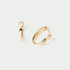 Dplaopa Silver Irregular Paer Shaped CZ Zircon Hoop Earrings Women Jewelry Gift - Image 3