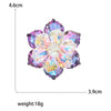 Sparkling Crystal Flower Brooches for Women Unisex Plant Pins Event Party Backpack Gifts Decoration Clothes Accessories - Image 3