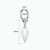 ZS 1 PC Hip Hop Sword Hoop Earring Men Jewelry Dangle Earrings Stainless Steel Round Ear Hoop Cone Chain Punk Jewelry Gift Women - Image 11
