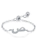 Silver Simplicity 26 Letters Zircon Ring For Women Engagement Wedding Jewelry - Image 17