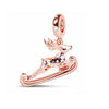 Silver Charms Santa Claus Reindeer Christmas Tree Snowman Elk Bead Fit Bracelet Necklace Jewelry - Image 40