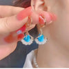 Korean Zircon Water Drop Earrings for Women Shiny Crystal Long Pendant Dangle Earring Wedding Party Jewelry Gifts - Image 17