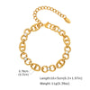 Cubic Zirconia Chain Tennis Bracelet Women, Gold Plated CZ Link, Elegant Sparkling Stackable Statement Wrist Jewelry Gift - Image 16