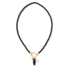 Stone Small Beads Necklace Long Tooth OT Buckle Pendant Necklace for Women Men Necklace Jewelry - Image 8