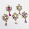Retro Water Drop Diamond Brooch Detachable Women's Clothing Accessories - Image 4