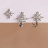 3PCS Korean Shiny Zirconia Star Clip Earring Set For Women Stainless Steel Charm Female Sweet Ear Cuff Cartilage Earring Jewelry - Image 5