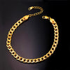 Stainless Steel Flat Chain Anklet Gold Silver Color Women Barefoot Jewelry 7mm Wide 25cm Length Foot Bracelet - Image 7