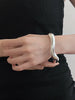 Exaggerated thick heavy metal women's cuff bracelet punk gothic irregular wide arm bracelet jewelry punk men's bracelet - Image 4