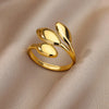 316L Stainless Steel Rings for Women Gold Color Classic rings wedding couple rings Jewelry - Image 29