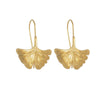 Elegant Chinese Style Ginkgo Leaf Earrings Women Stainless Steel Simple Dangle Earrings Daily Jewelry Birthday Gift - Image 7