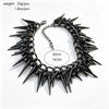 Thorn Motif Pendant Necklace in a Dark Metal Look - Image 18
