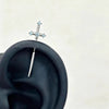 1 Pcs Excalibur Demon Sword Ear Studs, Steel Wing Helix Conch Ear Piercing Jewelry, Anti-allergic Cartilage Earring - Image 16