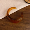 Vintage Geometric Leapord Acrylic Opening Bangles for Women Square Simple Cuff Bracelet Personality Charming Jewelry Party M - Image 9