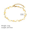 Summer Gold Color Anklets For Women Stainless Steel Firga Chain Feet Jewelry Layered Link Chain Accessory - Image 10
