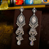 Retro Ethnic Silver Color Turkish Jhumka Earrings For Women Pearl Tassel Classic Carved Indian Earrings Jewelry - Image 29
