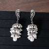 Retro Ethnic Silver Color Turkish Jhumka Earrings For Women Pearl Tassel Classic Carved Indian Earrings Jewelry - Image 28