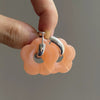 Colorful Flower Resin Acrylic Charms Earring Gold Color Circle Ear Buckle Hoop Earrings for Women Cute Gift Jewelry - Image 19