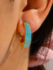Classics Full Zircon Inlay Earrings For Women Men Personalized Silver Color Gold Color Metal Party Daily Jewelry - Image 9