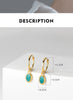 Modian Genuine 925 Sterling Silver Oval Vintage Pattern Drop Earrings For Women Wedding Ear Buckles Fine Jewelry Party Gift