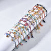 Colorful Cord Bracelet with Fish and Flower Charms - Image 1