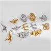 Loe Metal Stainless Steel Geometric Brooch Women Pin Clothing Accessories Korean Gift - Image 5