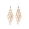 Silver Plating Long Earrings For Women 9 Hollow Thin Leaves Distributed In 5 Layers Gold Color Dangle Earrings Wedding Jewelry - Image 6