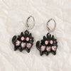 Goth Vintage Cute Bowknot Pink Strawberry Heart Star Pendant Earrings Egirl Gothic 2000s Y2K Emo Rave Jewelry Scene Accessories - Image 5