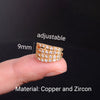 1Pc Geometry Crystal CZ Leaf Clip Earring For Women Without Piercing Punk Vintage Star Ear Cuff Wrap Adjustable Jewelry - Image 5