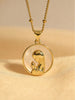 Gold Plated Virgin Mary Necklace Religious Jewelry Women Elegant Shell Virgin Mary Pendant - Image 6