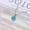 Stainless Steel Birthstone Pendant Necklace Cremation Ashes Jewelry with Colorful Gemstones, Keepsake Memorial for Human Ashes - Image 5