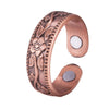 Magnetic bracelet Vintage Flower Ring Bracelet set Adjustable bracelet for men and women - Image 3