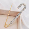 Rhinestone Feather Brooch Pin in Gold-Tone and Silver-Tone Styles - Image 15