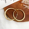 Elegant Bohemian Blue Zircon Enamel Hoop Earrings For Women Simple Geometry Jewelry Gifts - Image 10