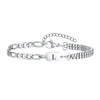 A-Z Initial Bracelets for Men Women, Figaro Chain, Double Layered Box Link Chain Bracelets, Name Gift for Him - Image 17