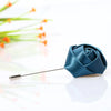 Men Boutonnieres for Wedding Groom Corsage Lapel Pins Ribbon Roses Flower Mensuit Buttonhole Brooch Marriage Accessories - Image 5