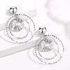 Zircon Water Drop Earrings For Women Silver Color Long Dangle Hanging Earring Female Wedding Ear Jewelry Gift - Image 11