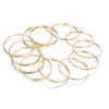 Stackable Bangle Bracelet Set in Gold-Tone and Silver-Tone - Image 18