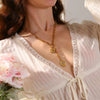 O-Shape Chain Star Heart Eye Tassel Pendant Necklace Stainless Steel Gold Plated Jewelry For Women Gift - Image 6