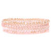 4pcs/set Gold Color Crystal Beads Bracelets For Women Girl Stone Austria Crystal Glass Elastic Bracelet Set Jewelry - Image 8