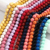 Colorful Acrylic Bead Choker Necklace with Large Round Beads - Image 3