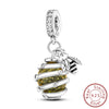 Silver Charm Beads Glowing Luminous Firefly Butterfly Pendant for Bracelet Charm Jewelry - Image 21