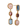 Geometric Drop Earrings with Stainless Steel Posts in Gold-Tone or Silver-Tone - Image 8