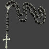 Handmade Necklace Ladies Imitation Vintage Style Pearl Rosary Beads With Cross Pendant Jewelry - Image 3