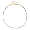 Cute Small Faceted Bead Stone Choker Necklace Spinel Lapis Lazuli Amazonite Tourmaline Agate Amethyst Cute Gift - Image 10