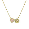 Delicate Heart Pink Zircon Mini Letter Pendant Necklace for Women Gold Plated Balloon Bubble Initial Alphabet Jewelry - Image 10