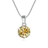 JoyceJelly Pendant Necklace For Women Royal Blue Color Silver Wedding Jewelry - Image 24