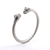 Stainless Steel Cable Wire Bracelets Dragon Tiger Wolf Design Adjustable Size Open Cuff Bangle for Women Men Jewelry - Image 11