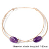 Bohemia Adjustable Rope Anklets Stone Irregular Stone Beads Bracelet Anklet for Women Men Handmade Jewelry - Image 3