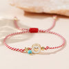 Martis Series Heart Pattern Star Synthetic Turquoise Bead Greek March Bracelets For Women Gifts - Image 1